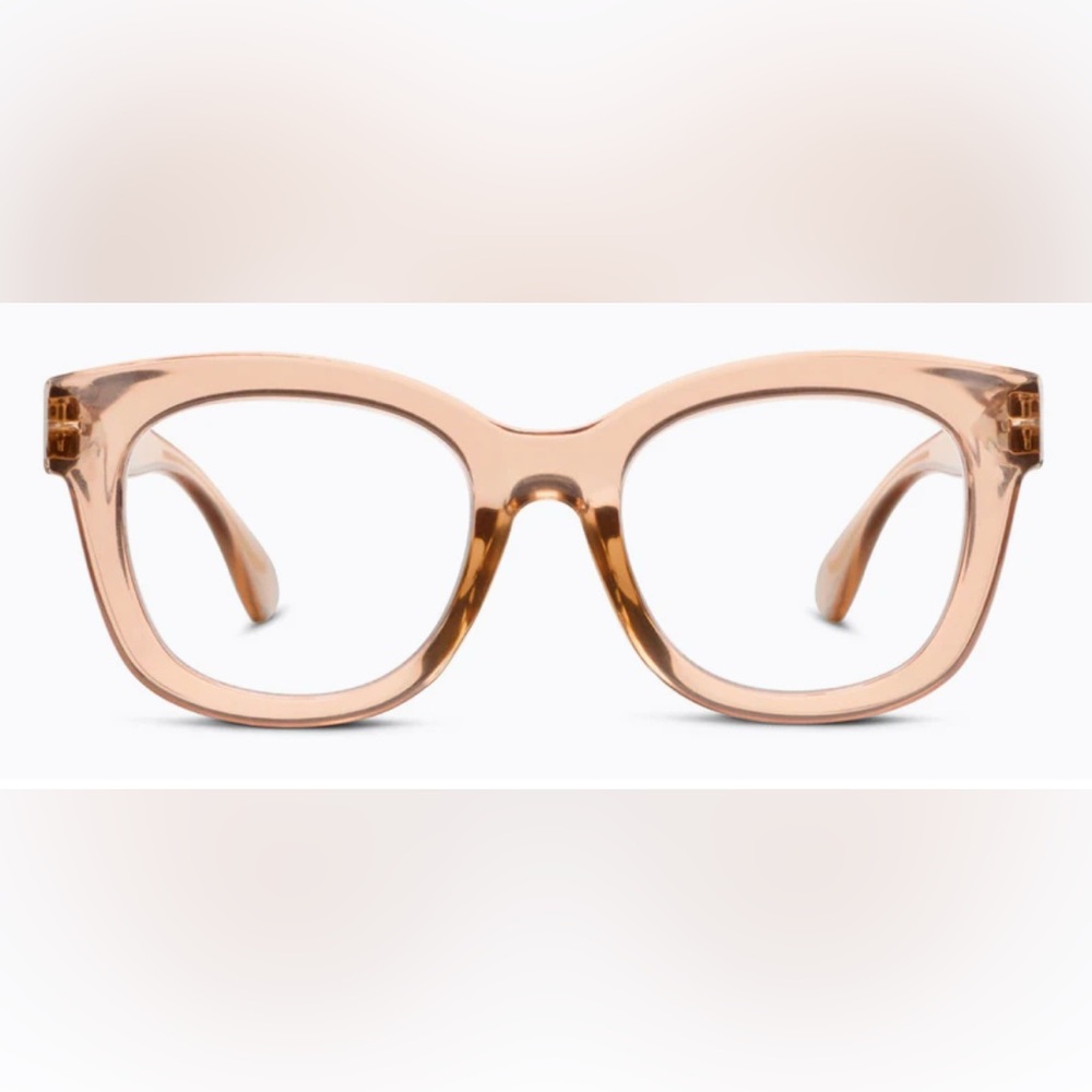 Peeper’s Center Stage Women's Glasses in Light Peach